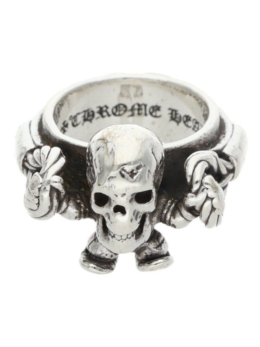 Chrome Hearts Cable Fotiharis Teitas Small Silver Ring